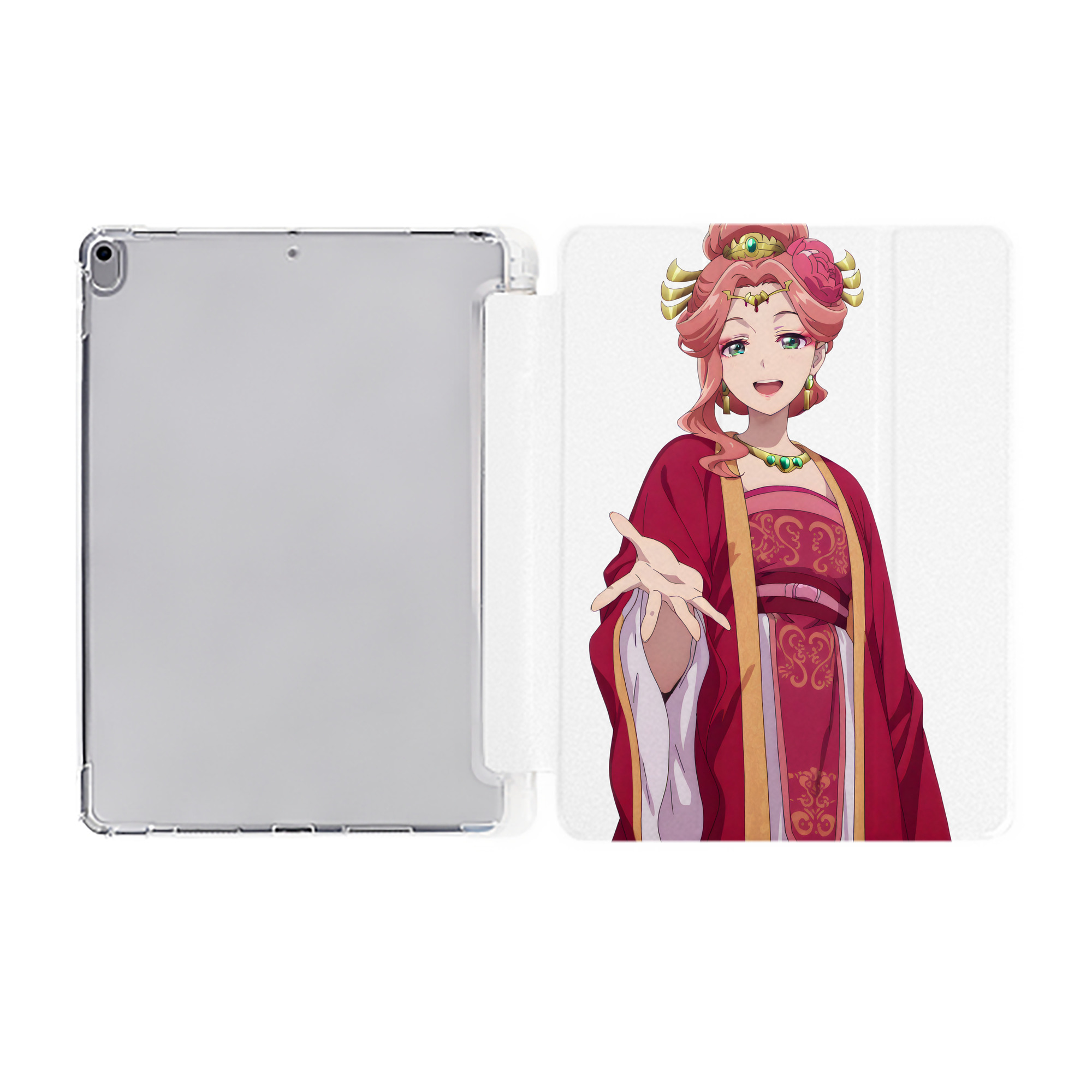 （画像用） 薬屋のひとりごと The Apothecary Diaries IPad ケース ペン収納付き 三つ折りスタンド PUレザー×シリコン 対応機種9.5/10.5/10.9インチ